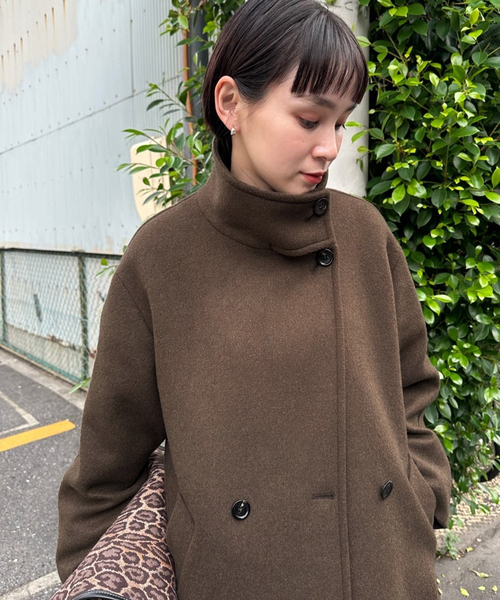 セール】MANTECO GIOLICA スタンドショートコート（その他アウター