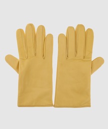 Omar Afridi CURVED GLOVES イエロー レザー 手袋 上質】Omar Afridi