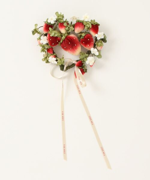 ピンクハウス❤️【未使用】藁付き野ばらブーケコサージュ❤️ひな菊