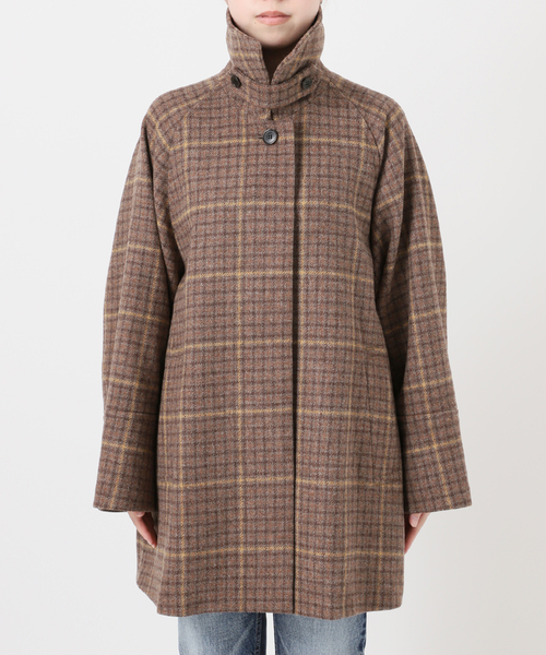 セール】チェックワイドコート（その他アウター）｜journal standard L