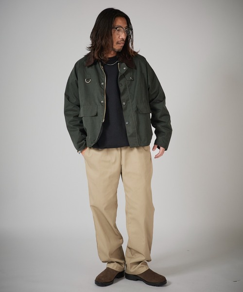 セール】Peachskin Hunting Jacket with Corduroy Collar / 襟