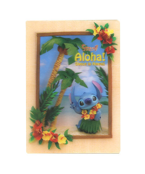 キャンバスアート Disneyスティッチ ハワイアンレイ キャンバスアート