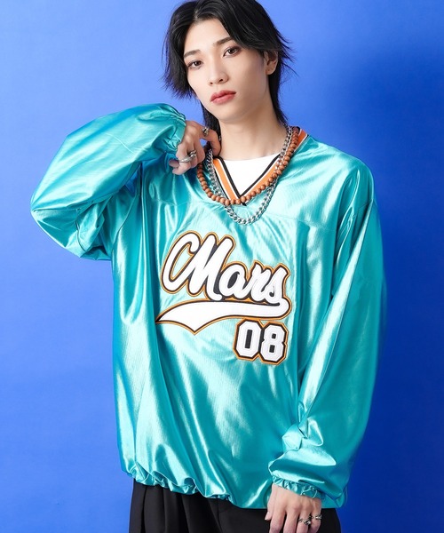 SHADY ltd エミネム オールド 00s古着 ベロア ユニフォームシャツ