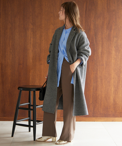 SLOBE IENA（スローブイエナ）の「HAMILTONダブルフェイスウールロング