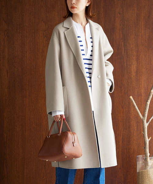 SLOBE IENA（スローブイエナ）の「HAMILTONダブルフェイスウールロング