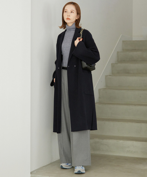 SLOBE IENA（スローブイエナ）の「HAMILTONダブルフェイスウールロング