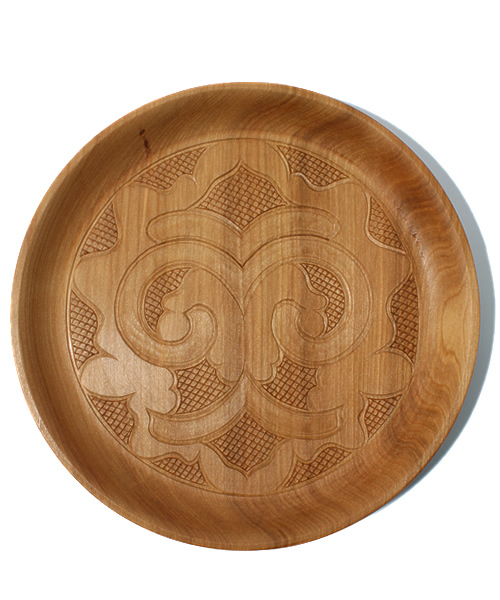 アイヌ 二風谷 木彫小皿 【公式通販】