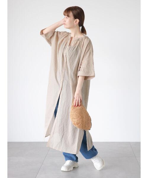 ACUOD by CHANU タンクトップ ワンピース キリスト ベージュ 【公式通販】