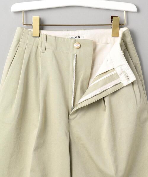 g*o様 オーラリー SS25 チノ ワイドパンツ オーラリーから人気の