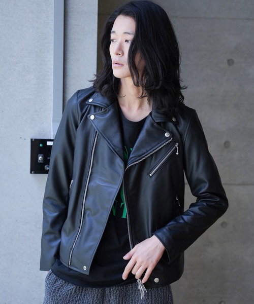 セール】SHEEP LEATHER/シープレザー ダブルライダースジャケット