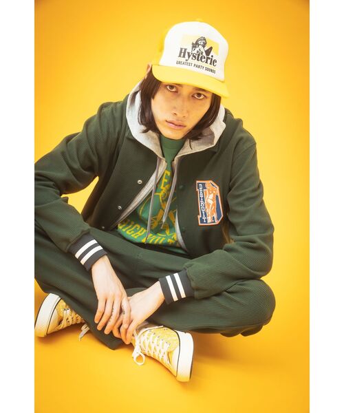 ヒステリックグラマーGUITAR GIRL メッシュキャップブラック黒