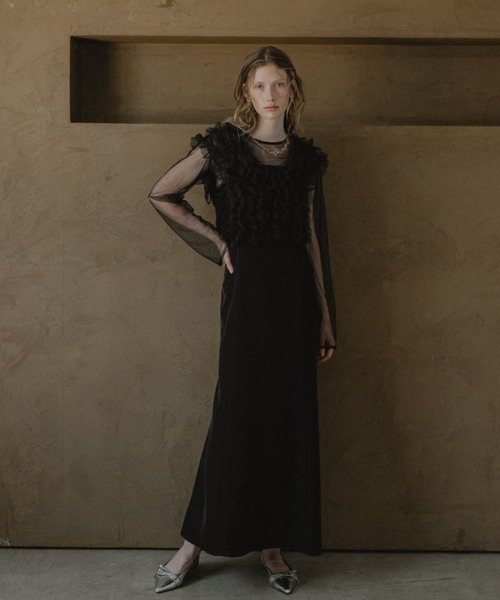 et.UNiVER オケージョンドレス 黒 3点セット et.UNiVER ドレス Vintage