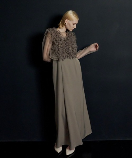 et.UNiVER（エトユニベール）の「Many way frill dress（ドレス）」 - WEAR