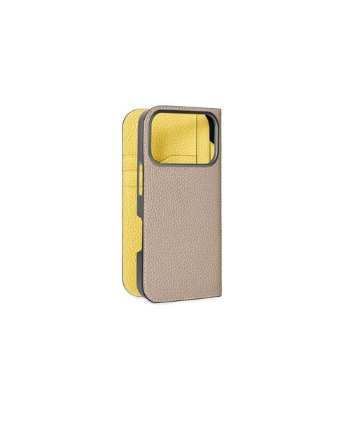 iPhone 17 Pro) ダイアリーケース シュリンクレザー（スマホケース