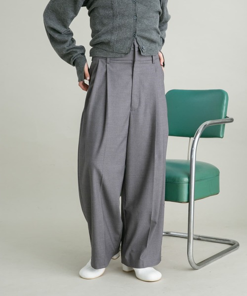 レイヤードデザインハーフスラックス GRANCY】Layered Design Half