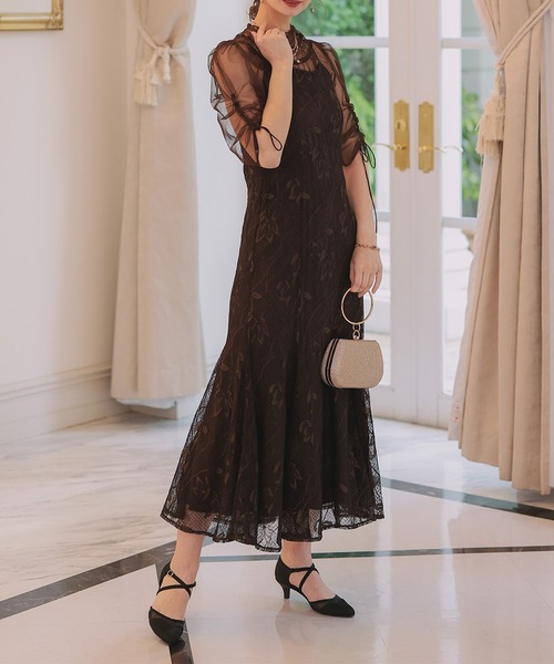 ブラウスセットフラワーレースドレス（ドレス）｜Dorry Doll（ドリー