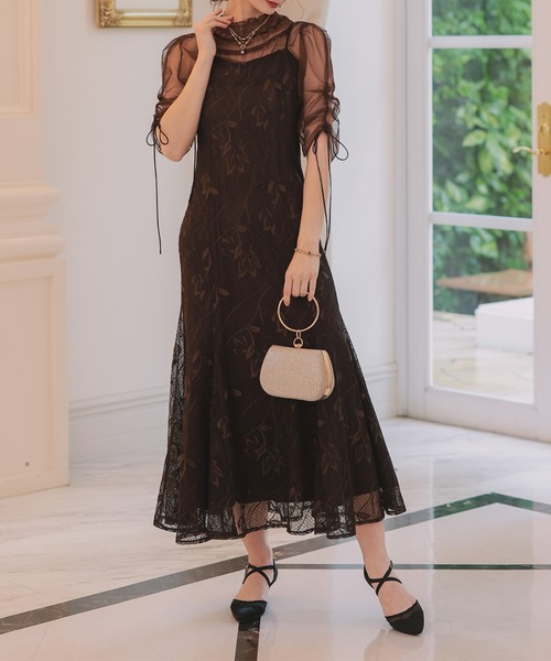 ブラウスセットフラワーレースドレス（ドレス）｜Dorry Doll（ドリー