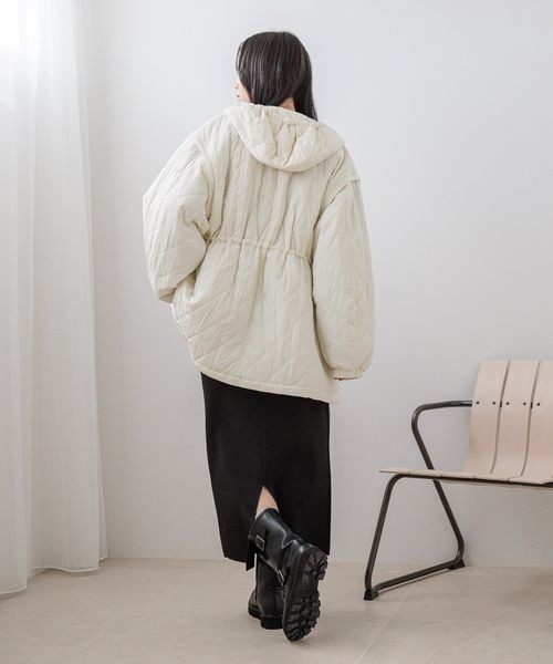 LOWRYS FARM（ローリーズファーム）の「2WAYキルティングブルゾン
