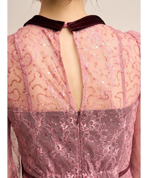 スパークルレースドレス（ドレス）｜SNIDEL（スナイデル）の