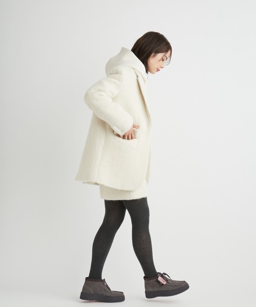 emmi（エミ）の「シャギーテーラードジャケットコート（テーラード