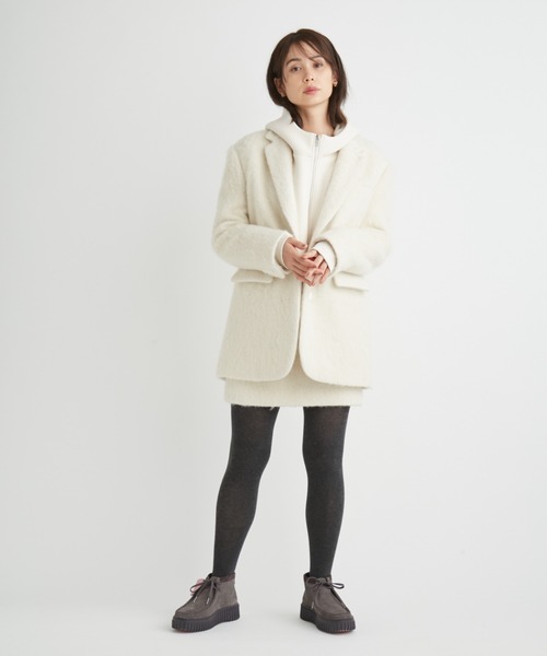 emmi（エミ）の「シャギーテーラードジャケットコート（テーラード