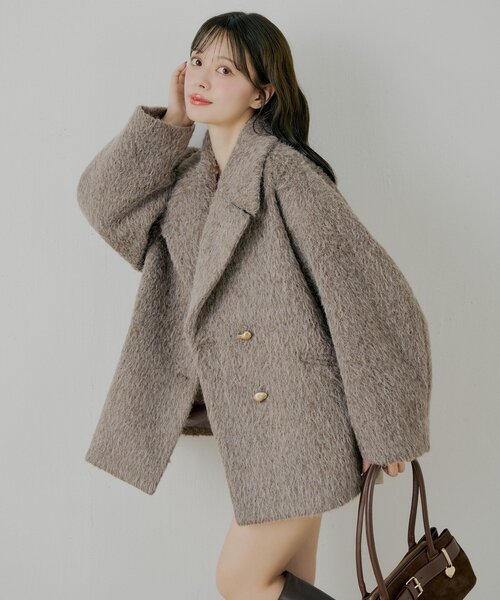 Chico（チコ）の「金釦シャギールーズコート（その他アウター）」 - WEAR