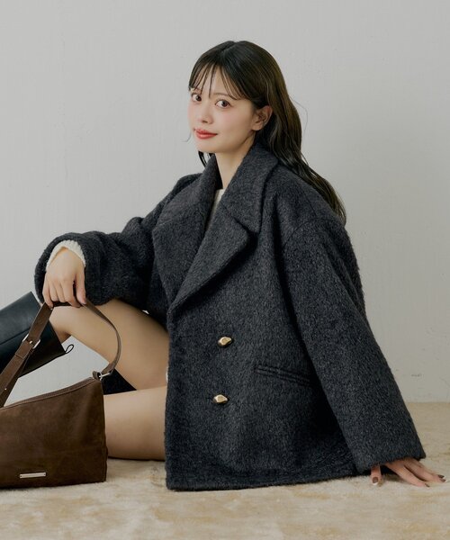 Chico（チコ）の「金釦シャギールーズコート（その他アウター）」 - WEAR