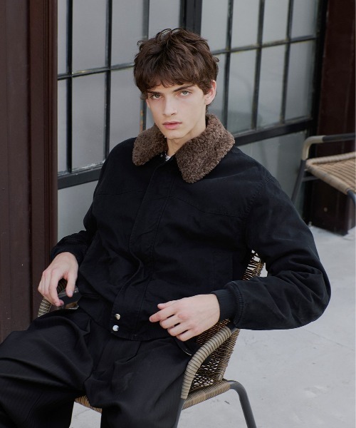 collar boa blouson/襟ボアブルゾン（ブルゾン）｜Regen Glanz