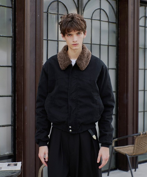 collar boa blouson/襟ボアブルゾン（ブルゾン）｜Regen Glanz