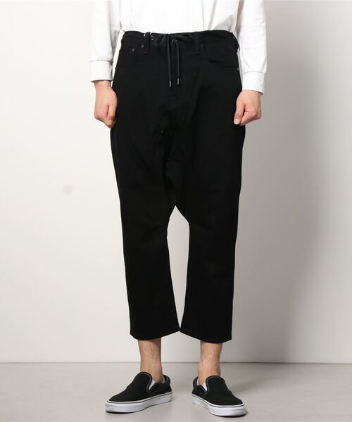 ganryu セルビッチデニム サルエルパンツ GANRYU セルビッチ デニム