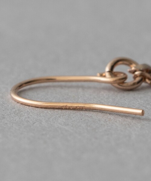 スエッジチェーン コンビ ピアス（ピアス（両耳用））｜ete（エテ）の