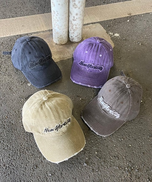 セール】ピグメントロゴ刺繍キャップ（キャップ）｜rire（リル）の