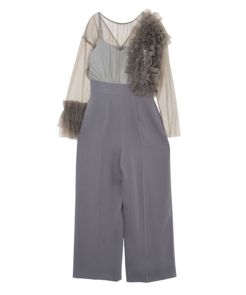 セール】LADYフリルチュールコンビネゾン（パンツドレス）｜LAGUNAMOON