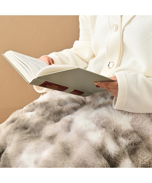 セール】ヒーター付きブランケット グレー（生活家電）｜Francfranc