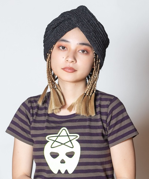 CA4LA 今期マルチカラーニットビーニー CA4LA 今期マルチカラーニット