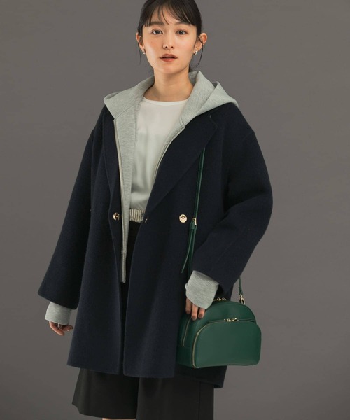 セール】ウールカシミヤリバーチェスターコート（チェスターコート