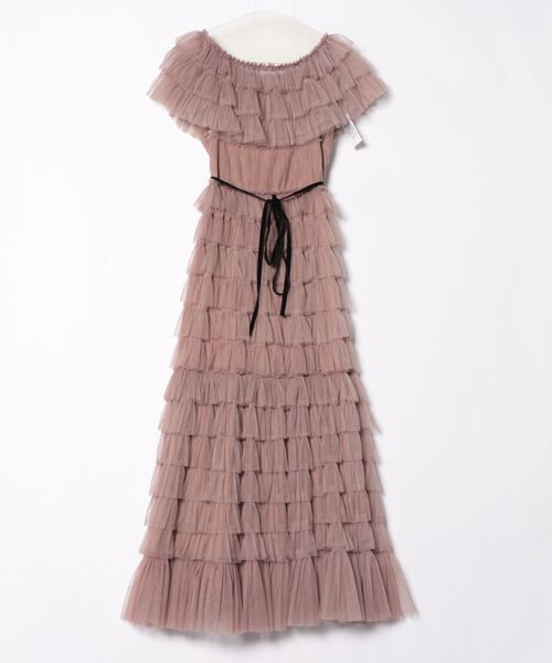 FRAY I.D（フレイアイディー）の「2wayチュールフリルティアードドレス