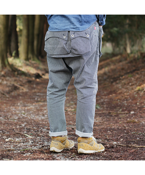 Natal design サルエルパンツデニムヒッコリータグ付き