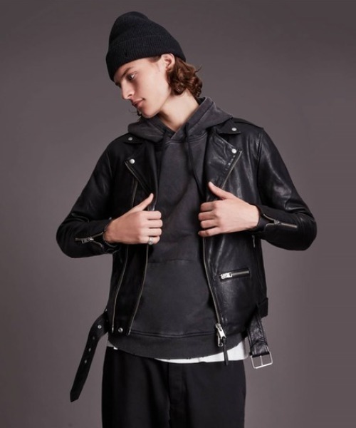 ALLSAINTS オールセインツ ライダースジャケット 大き目XS ALLSAINTS