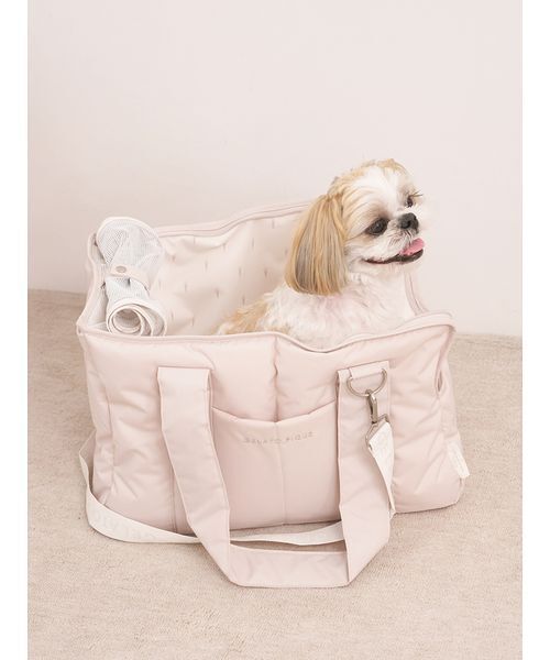 CAT&DOG】キルティングキャリーバック（ペット用キャリーケース