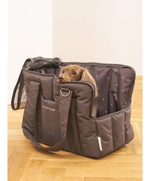 CAT&DOG】キルティングキャリーバック（ペット用キャリーケース