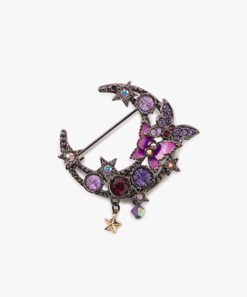 ANNA SUI（アナスイ）の「月モチーフ ブローチ（ブローチ/コサージュ