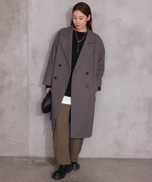 lawgy シャギー コート グレー 2025年最新lawgy コートの人気