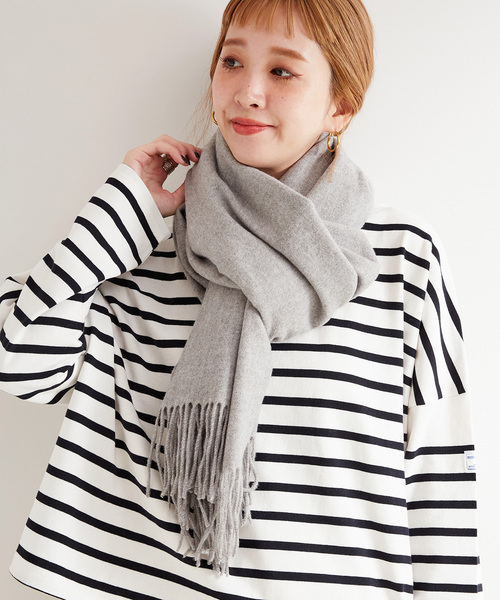 ウォッシャブルカシミヤタッチストール（マフラー）｜B.C STOCK（ベー
