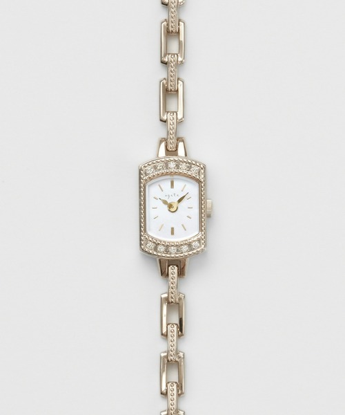 スクエアフェイスジュエリーウォッチ 【AGETE58時計】（アナログ腕時計