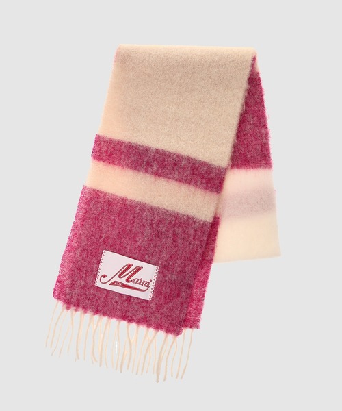 MARNI（マルニ）の「MOHAIR / ストライプマフラー（マフラー）」 - WEAR