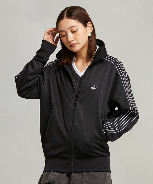 最も安い 新品M】ADIDAS OASIS ツアー ファイヤーバード トラックトップ 黒
