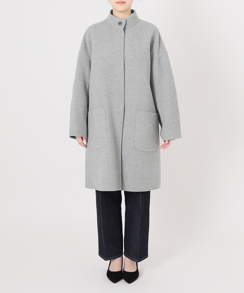 S120ブレンドリバーシブルミドル丈コート（その他アウター）｜B.C