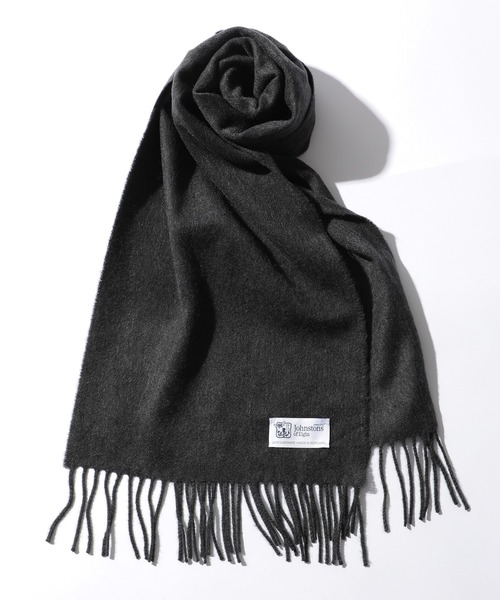 セール】【Johnstons】 100%ピュアカシミヤストールマフラー 100
