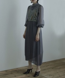 etoll.（エトル）の「レースビスチェ×ボトルネックプリーツ結婚式